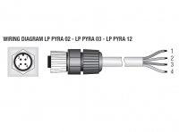 CPM12AA4.x Connection cable 4 pole